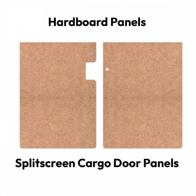 Split Screen Hardboard Cargo Door Trim Panels