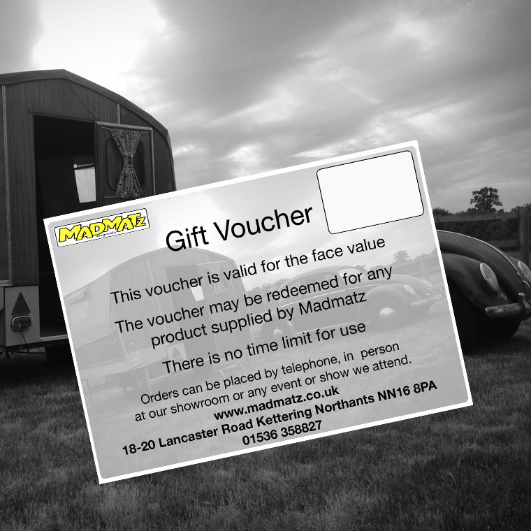 Madmatz Camper Gift Vouchers