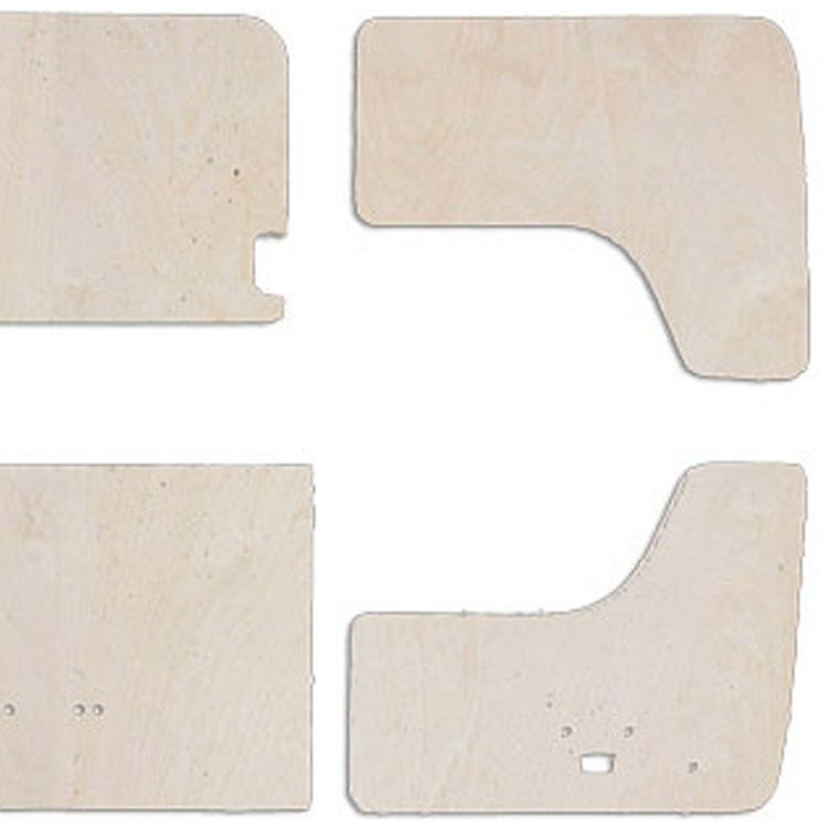 VW Camper Van Plywood trim panels