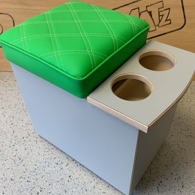 Cabby with an Upholstered Seat