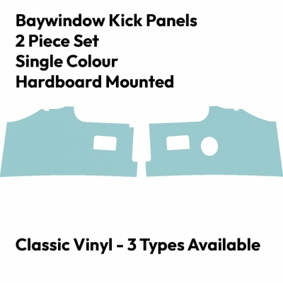 Classic Vinyl Upholstered Baywindow Kick Panels