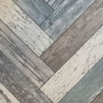 Herringbone Driftwood Flooring