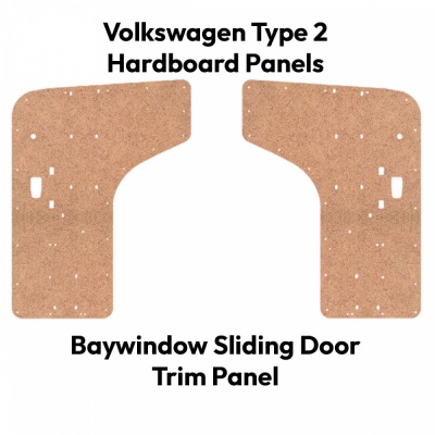 VW Bay Window Hardboard Front Door Trim Panels