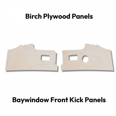 Bay Window Plywood kick Panels