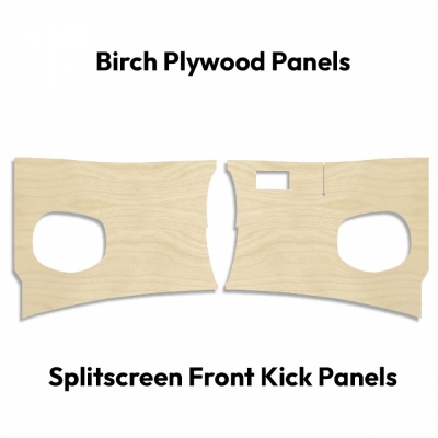Split Screen Plywood Kick Panels