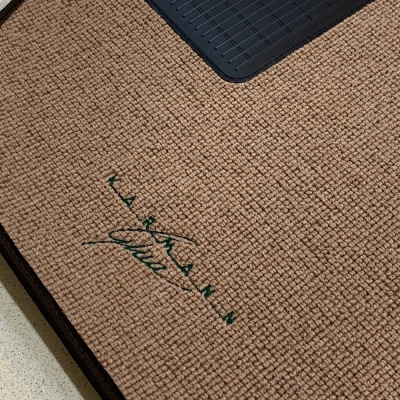 Square Weave Script Mats for Karmann Ghia