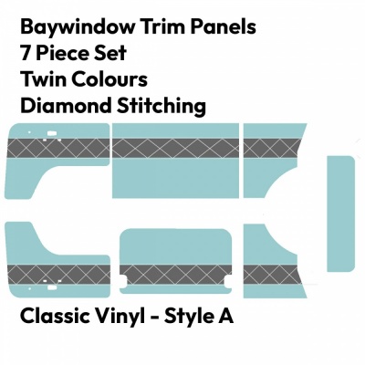 Trim Panel Set Style A - VW Baywindow 1968 - 1979