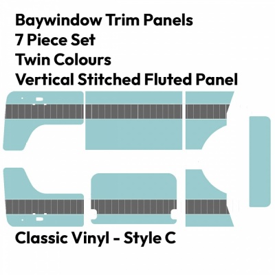 Trim Panel Set Style C - VW Baywindow 1968 - 1979