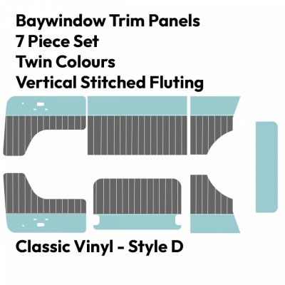 Trim Panel Set Style D - VW Baywindow 1968 - 1979