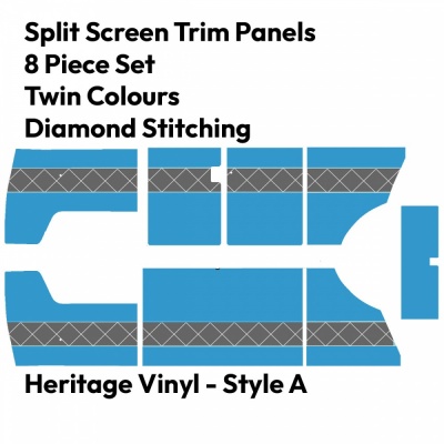 Heritage Trim Panel Set Style A - VW Splitscreen 1955 - 1967