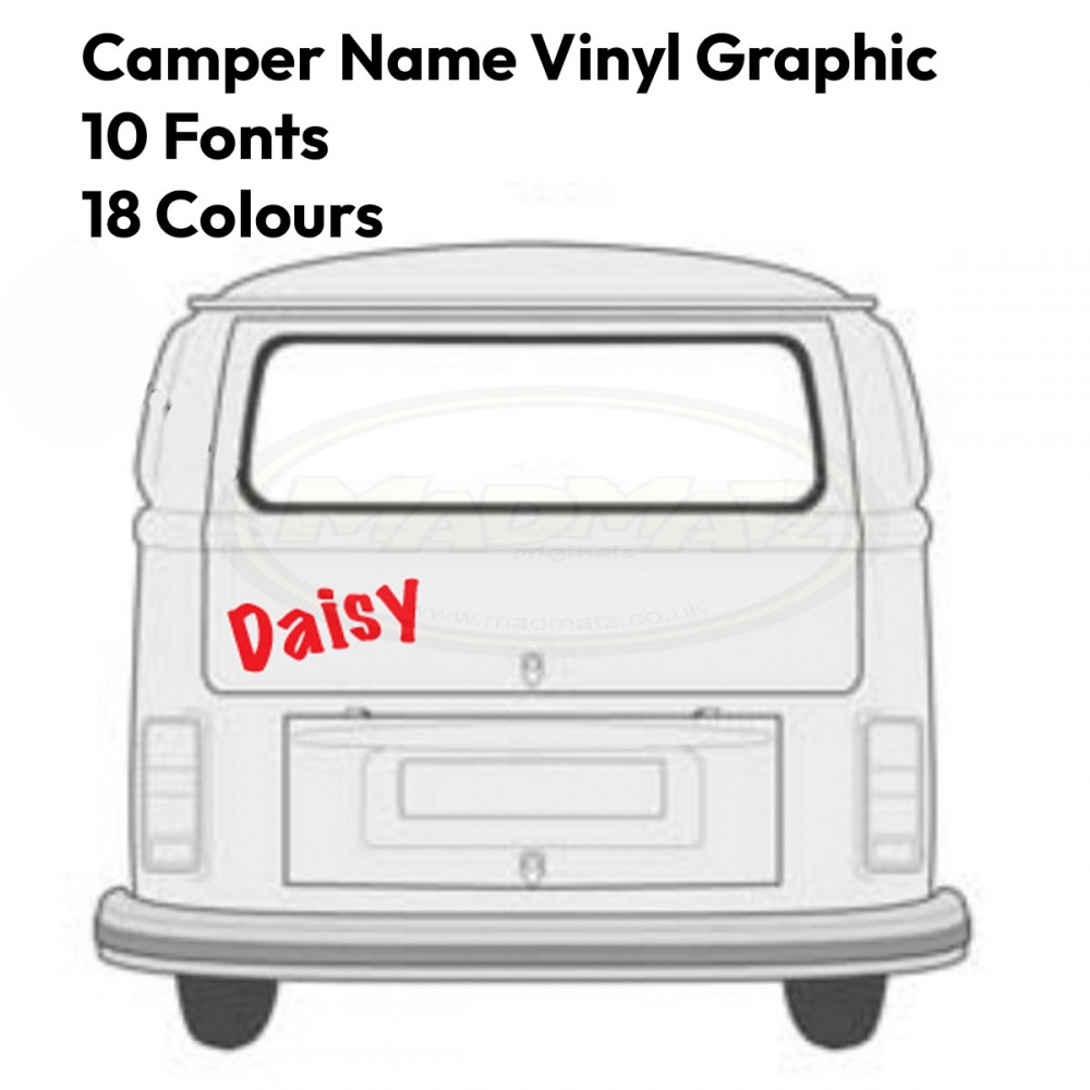 Van Name Sticker